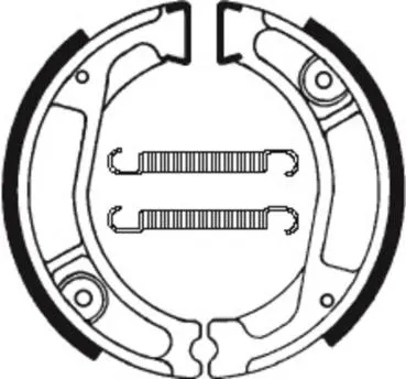 Bremsbacken TECNIUM BA029 Organisch