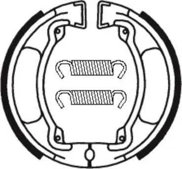 Bremsbacken TECNIUM BA032 Organisch