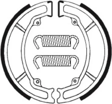 Bremsbacken TECNIUM BA034 Organisch