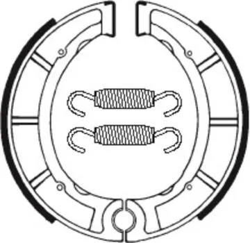 Bremsbacken TECNIUM BA035 Organisch