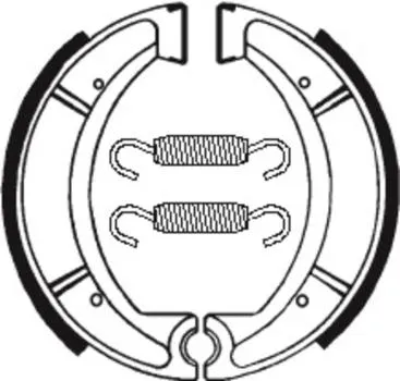 Bremsbacken TECNIUM BA037 Organisch