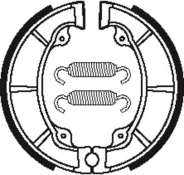 Bremsbacken TECNIUM BA038 Organisch