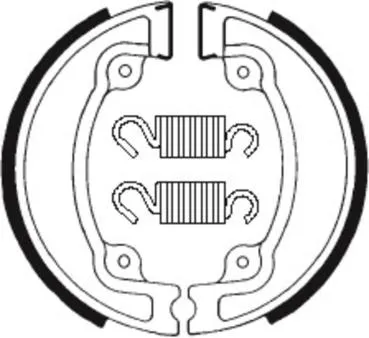 Bremsbacken TECNIUM BA041 Organisch