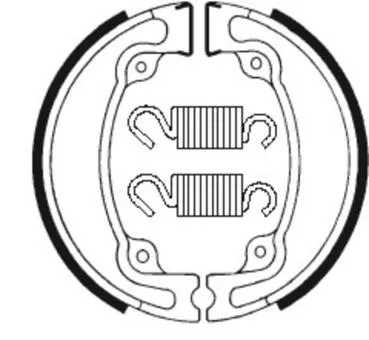 Bremsbacken TECNIUM BA042 Organisch