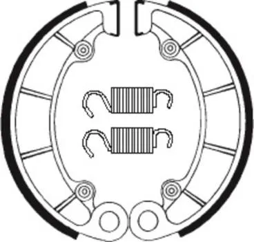 Bremsbacken TECNIUM BA046 Organisch