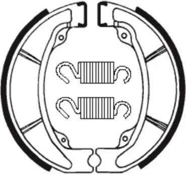 Bremsbacken TECNIUM BA047 Organisch