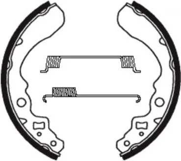 Bremsbacken TECNIUM BA053 Organisch