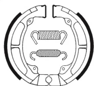 Bremsbacken TECNIUM BA056 Organisch