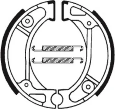 Bremsbacken TECNIUM BA057 Organisch