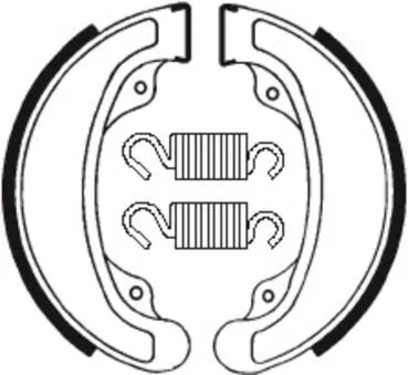 Bremsbacken TECNIUM BA058 Organisch