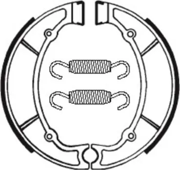 Bremsbacken TECNIUM BA063 Organisch