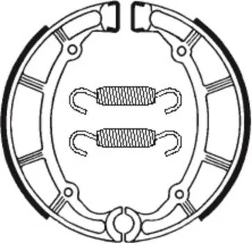 Bremsbacken TECNIUM BA065 Organisch