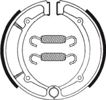 Bremsbacken TECNIUM BA066 Organisch