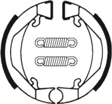 Bremsbacken TECNIUM BA074 Organisch