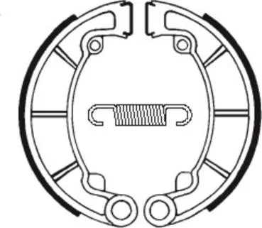 Bremsbacken TECNIUM BA088 Organisch