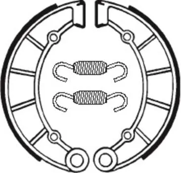 Bremsbacken TECNIUM BA091 Organisch