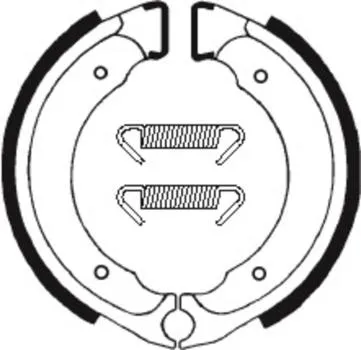 Bremsbacken TECNIUM BA101 Organisch