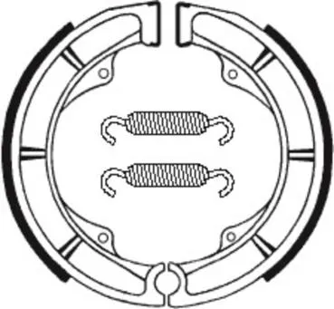 Bremsbacken TECNIUM BA111 Organisch