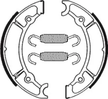 Bremsbacken TECNIUM BA113 Organisch