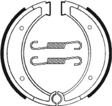 Bremsbacken TECNIUM BA116 Organisch