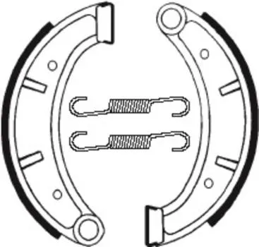 Bremsbacken TECNIUM BA118 Organisch