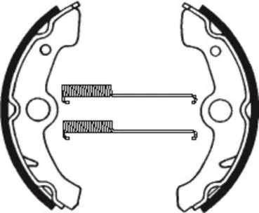 Bremsbacken TECNIUM BA178 Organisch