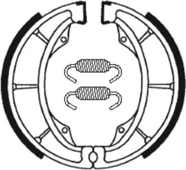 Bremsbacken TECNIUM BA183 Organisch