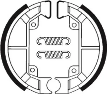 Bremsbacken TECNIUM BA187 Organisch