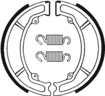 Bremsbacken TECNIUM BA189 Organisch