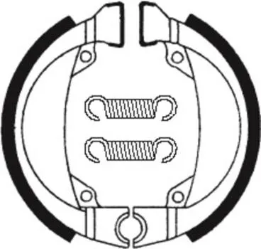 Bremsbacken TECNIUM BA193 Organisch