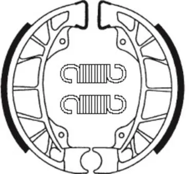 Bremsbacken TECNIUM BA195 Organisch