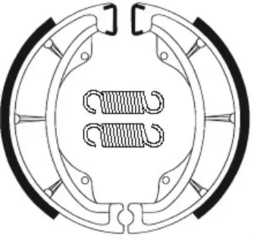 Bremsbacken TECNIUM BA202 Organisch