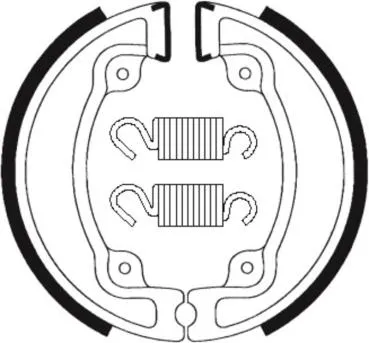 Bremsbacken TECNIUM BA203 Organisch