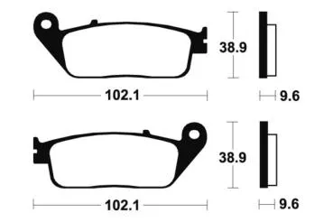 Bremsbeläge TECNIUM MA130 Organisch