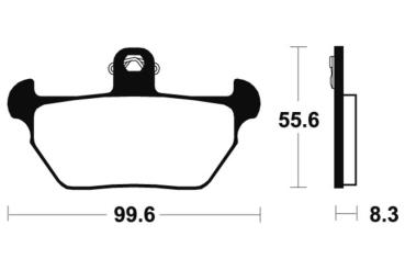 Bremsbeläge TECNIUM MA144 Organisch