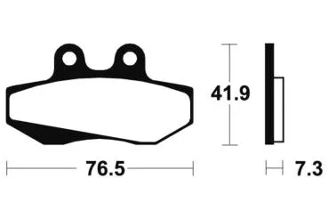 Bremsbeläge TECNIUM MA152 Organisch