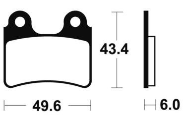 Bremsbeläge TECNIUM MA302 Organisch