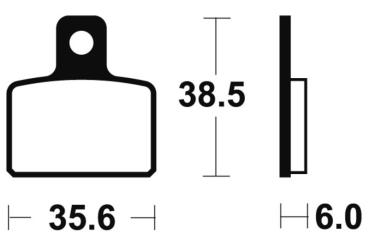 Bremsbeläge TECNIUM MA303 Organisch