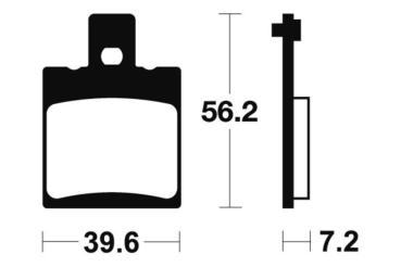 Bremsbeläge TECNIUM MA324 Organisch