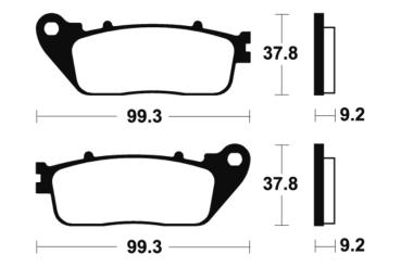 Bremsbeläge TECNIUM MA362 Organisch