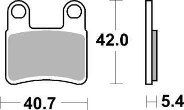 Bremsbeläge TECNIUM MA421 Organisch