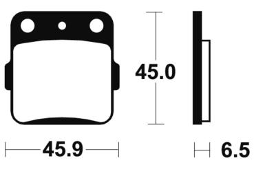 Bremsbeläge TECNIUM MA84 Organisch