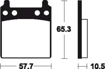 Bremsbeläge TECNIUM MA9 Organisch