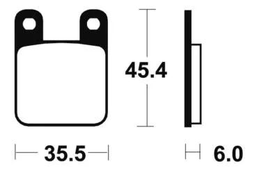 Bremsbeläge TECNIUM ME59 Organisch