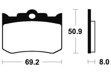 Bremsbeläge TECNIUM MF178 Sintermetall