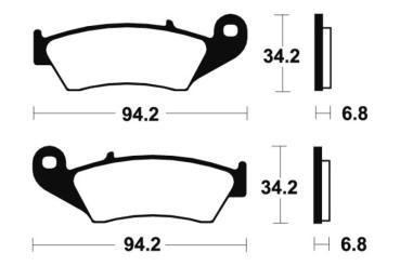 Bremsbeläge TECNIUM MF194 Sintermetall