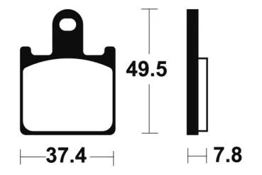 Bremsbeläge TECNIUM MF338 Sintermetall