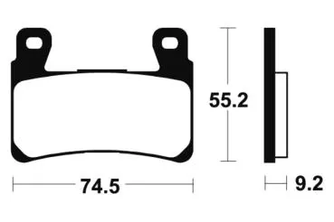 Bremsbeläge TECNIUM MF360 Sintermetall