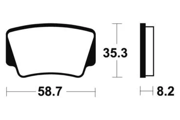 Bremsbeläge TECNIUM MO367 Sintermetall