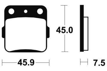 Bremsbeläge TECNIUM MO92 Sintermetall